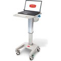 Capsa Solutions Capsa Healthcare LX5 Non-Powered Laptop Cart, No Drawers, 35 lbs. Weight Capacity LX5-NG-D00-N-35